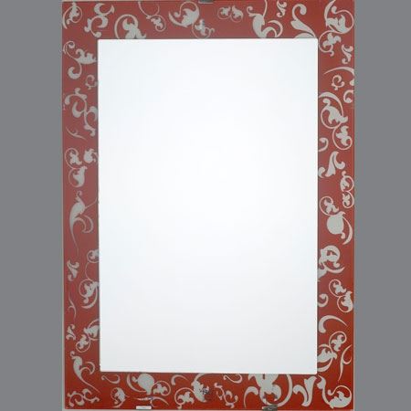 Gương phòng tắm thiết kế sơn màu kích thước 50×70 Đình Quốc DQ 91493P