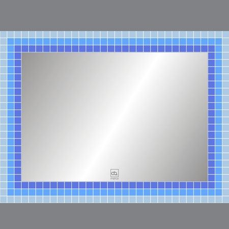 Gương phòng tắm thiết kế sơn màu kích thước 60×80 Đình Quốc DQ 91513P
