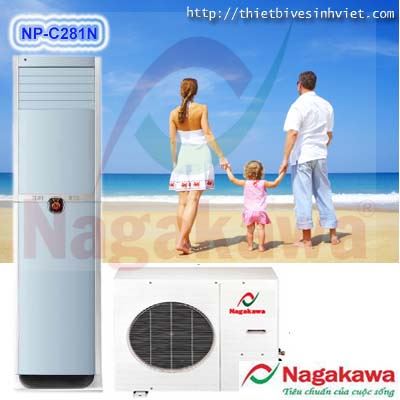 Điều hoà tủ đứng – 1 chiều Nagakawa Cooling NP-C281N