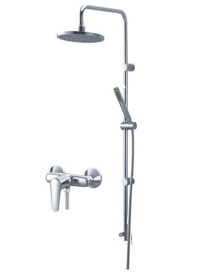 Bộ sen cây kết hợp van gật gù nóng lạnh bát sen mạ cao cấp TOTO DM345/DM906CFR