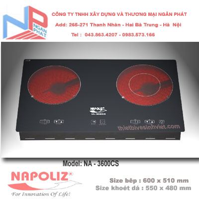 Bếp điện hồng ngoại Napoliz NA-3600CS