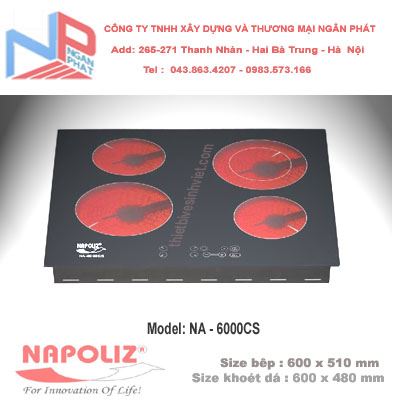 Bếp điện hồng ngoại Napoliz NA-6000CS