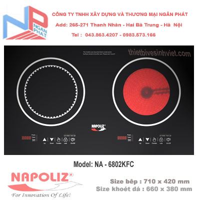 Bếp điện từ Napoliz NA-6802KFC