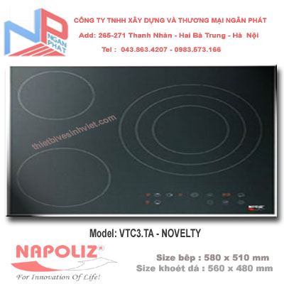 Bếp điện hồng ngoại Napoliz VTC3.TA-NOVELTY