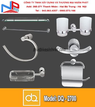 Phụ kiện phòng tắm – Bộ phụ kiện phòng tắm Đình Quốc DQ 2700