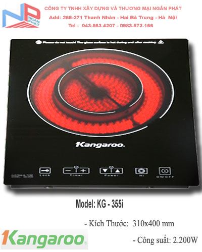 Bếp từ – hồng ngoại Kangaroo KG 355i
