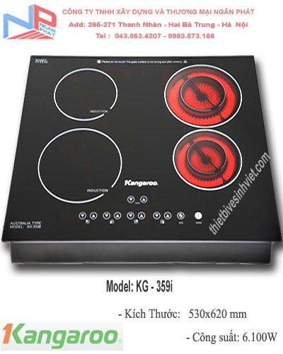 Bếp từ – hồng ngoại Kangaroo KG 359i