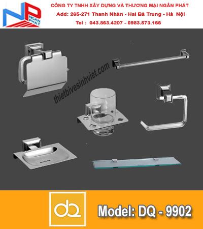 Phụ kiện phòng tắm – Bộ phụ kiện Đình Quốc DQ 9902
