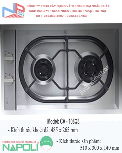 Bếp gas âm Napoli CA-108Q3