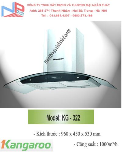 Máy hút mùi Kangaroo KG 322