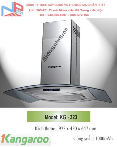 Máy hút mùi Kangaroo KG 323