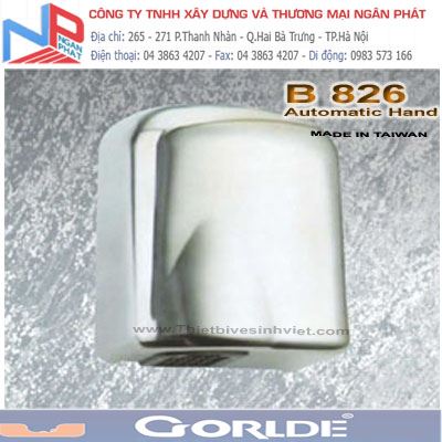 Máy sấy tay tự động Gorlde B826