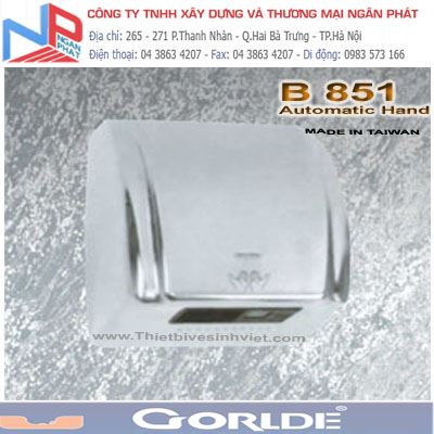 Máy sấy tay tự động Gorlde B851