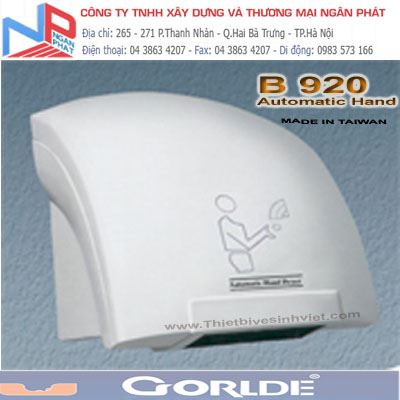 Máy sấy tay tự động Gorlde B920