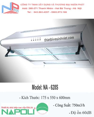 Máy hút khử mùi NAPOLI CA-628S