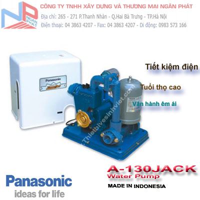 Máy bơm nước tăng áp Panasonic A-130JACK