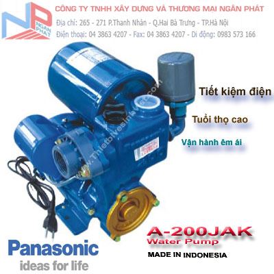 Máy bơm nước tăng áp Panasonic A-200JAK