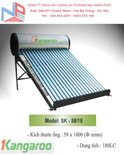 Máy nước nóng năng lượng mặt trời Kangaroo SK 58/15