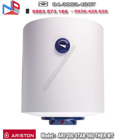 Bình nóng lạnh Ariston 200L Treo đứng ARI 200 STAB 560 THER MT