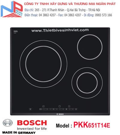 Bếp điện Ceramic 3 mặt bếp nấu nhập khẩu nguyên chiếc từ CHLB Đức Bosch PKK651T14E
