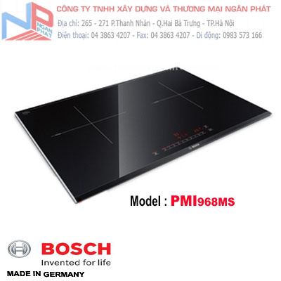 Bếp điện từ Ceramic 2 mặt bếp nấu nhập khẩu nguyên chiếc từ CHLB Đức Bosch PMI968MS