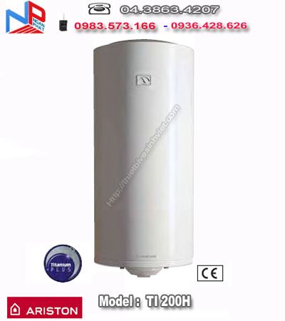 Bình nóng lạnh Ariston 200L Treo đứng Ti 200 H