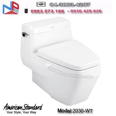 Bồn cầu 1 khối AmericanStandard 2030-WT
