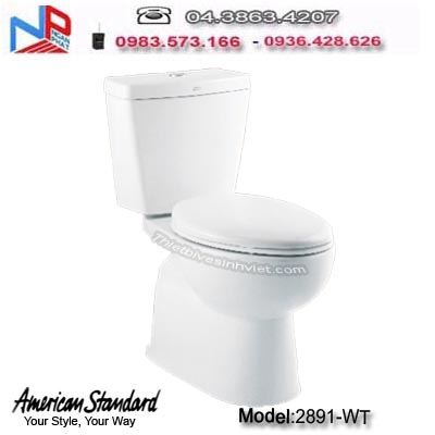 Bồn cầu 2 khối American Standard 2819-WT
