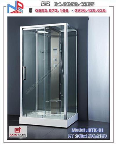 Vách kính tắm KATO  DELUXE – DKT(900x1200x2130)