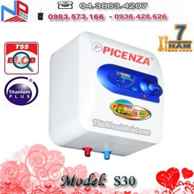 Bình nóng lạnh Picenza S30 Titanium (Titanium Rơle kép)