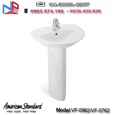 Chậu rửa + chân Lavabo Americanstandard VF-0962/ VF-0762
