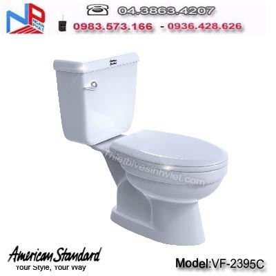 Bồn cầu 2 khối American Standard VF-2395C