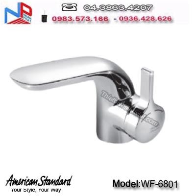 Vòi lavabo 01chân nóng lạnh Americanstandard WF-6801