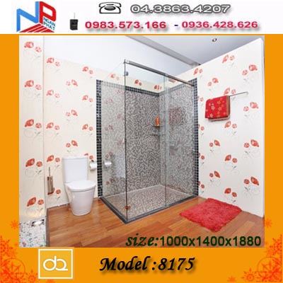 Vách kính tắm Đình Quốc DQ-8175 (1000x1400x1880)