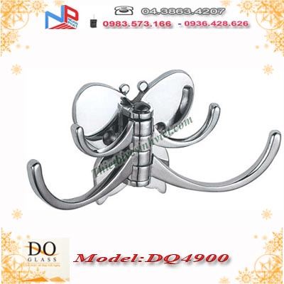 Phụ kiện phòng tắm – Móc áo bướm INOX SUS 304 Đình Quốc DQ4900