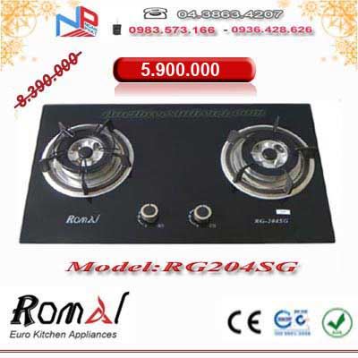 Bếp gas âm Romal RG-204SG