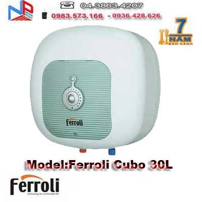 Bình nóng lạnh Ferroli Cubo 30L (Titanium Nóng nhanh)