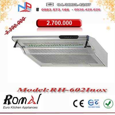 Máy hút mùi Romal RH-602Inox