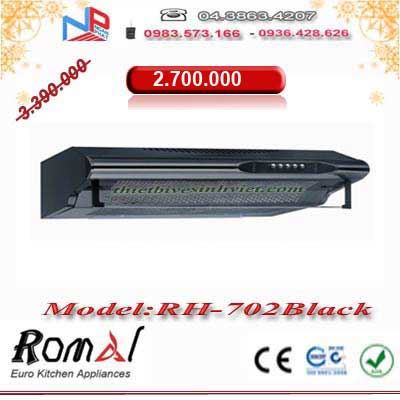 Máy hút mùi Romal RH-702 Black