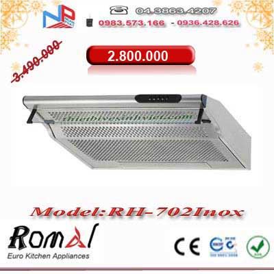 Máy hút mùi Romal RH-702Inox