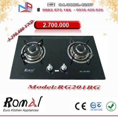 Bếp gas âm Romal RG-201BG