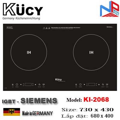 Bếp Từ đôi Kucy IGBT-SIEMENS Germany KI-2068