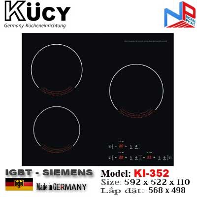 Bếp hỗn hợp 03 Từ Kucy IGBT-SIEMENS Germany KI-352