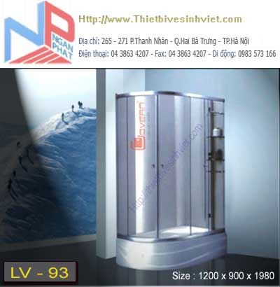 Cabin tắm vách kính GOVERN LV-93