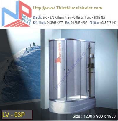 Cabin tắm vách kính GOVERN LV-93P (Đế ngọc trai)