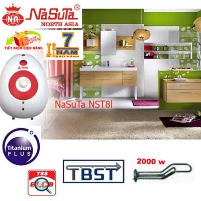 Bình nóng lạnh NASUTA NST 8LT (Chống giật Nóng nhanh)