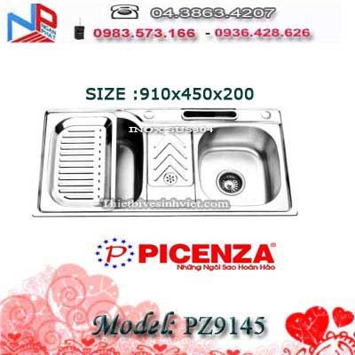 Chậu rửa bát  INOX Picenza 2 hố không bàn PZ9145