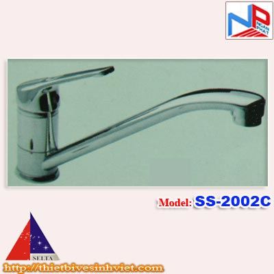 Vòi rửa bát Selta 1 đường lạnh cắm chậu SS-2002C