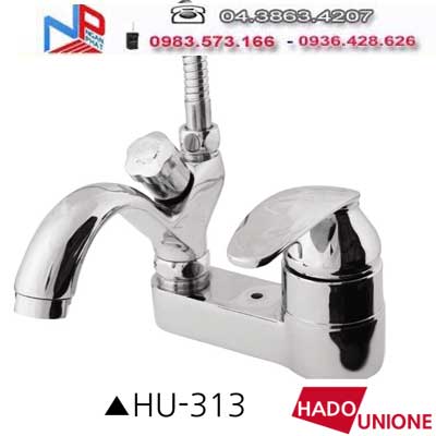 Vòi rửa Lavabo liền sen nóng lạnh nhập khẩu Hàn quốc HADO HU-313