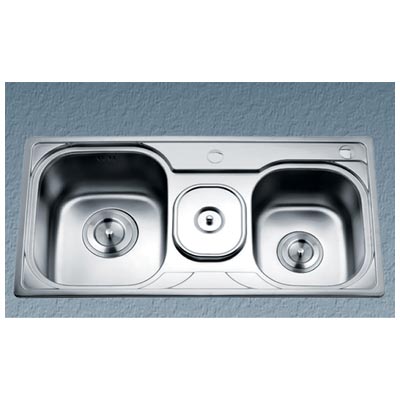 Chậu rửa bát Gorlde GD5103 có hộp Inox liền khối
